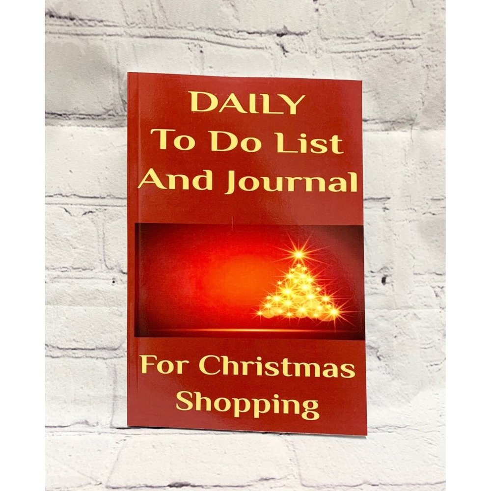 Daily To Do List And Journal For Christmas Shopping